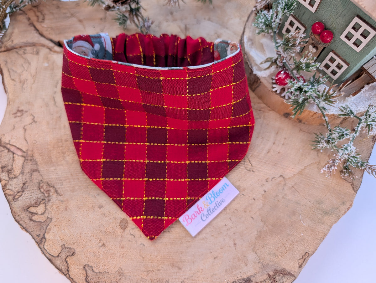 Little Red Nose Reversible Dog Bandana
